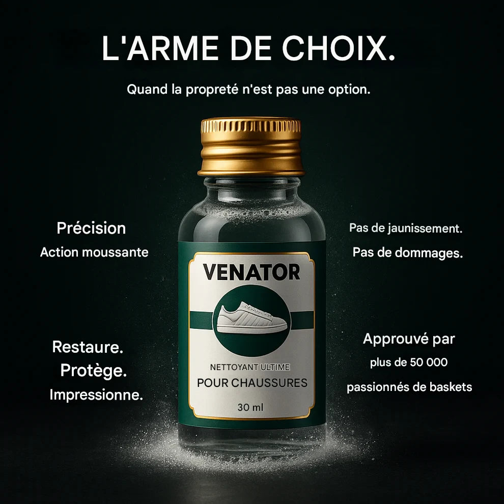 Venator™ La Formule Ultime pour Nettoyer vos Chaussures