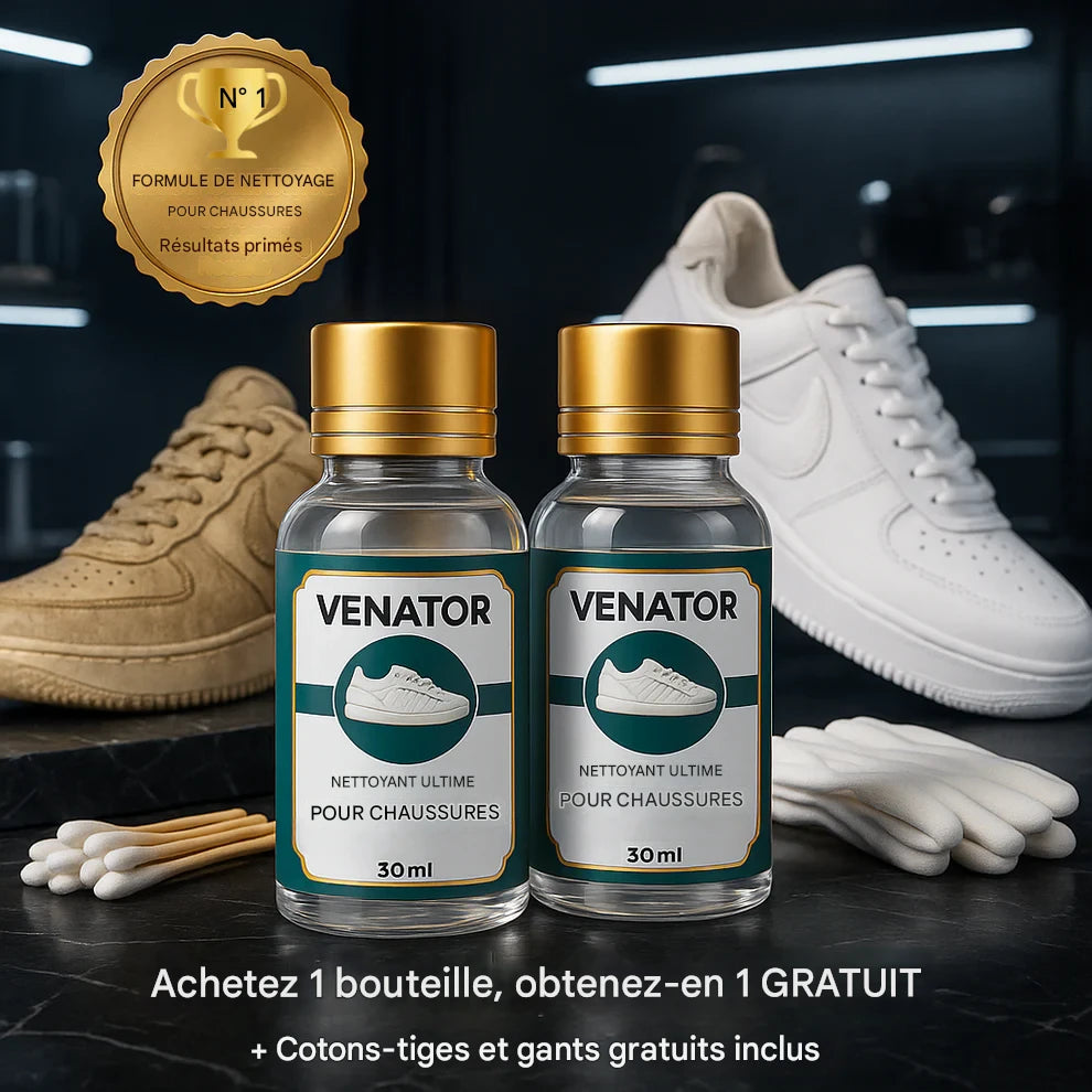 Venator™ La Formule Ultime pour Nettoyer vos Chaussures