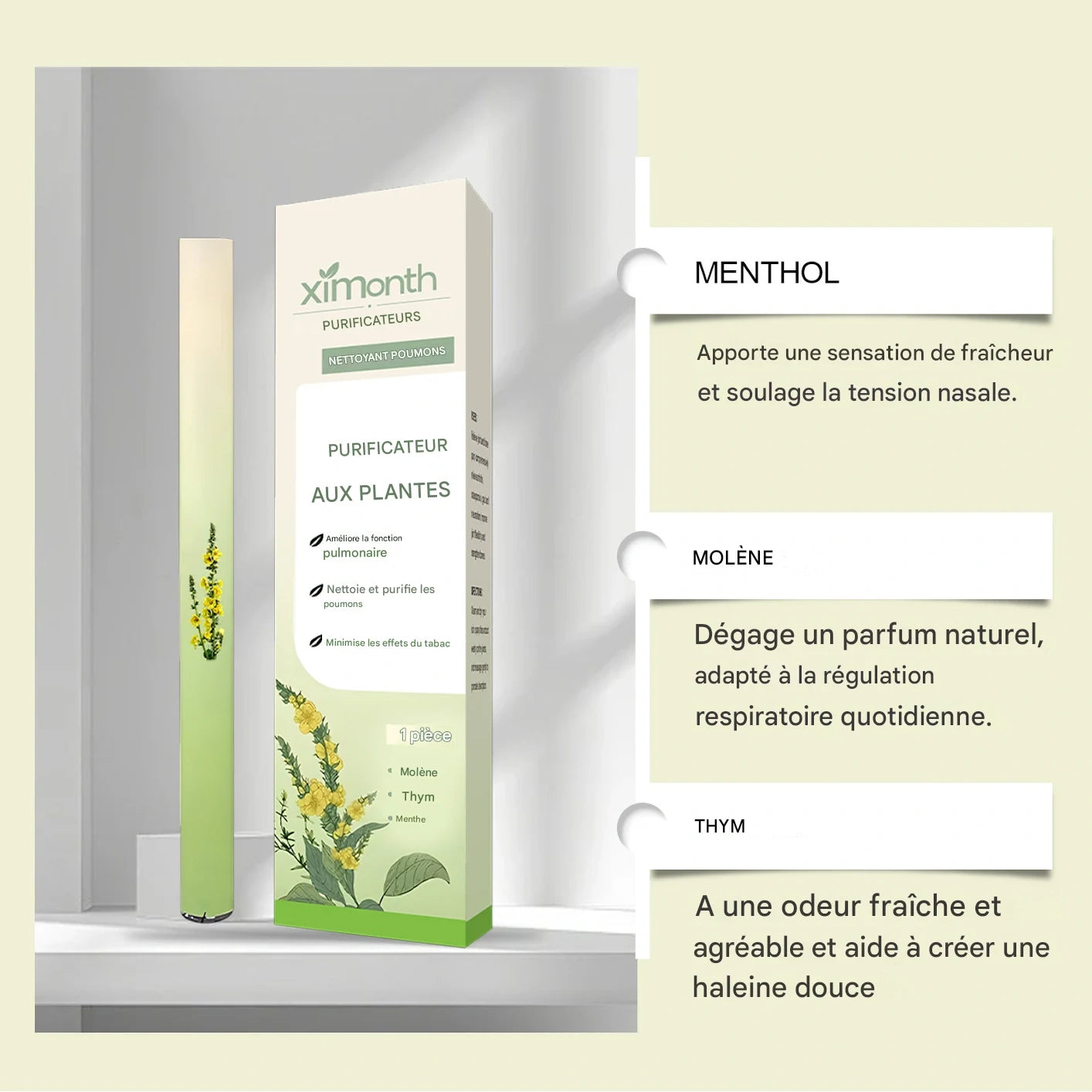 Diffuseur Herbal avec Extrait de Molèn
