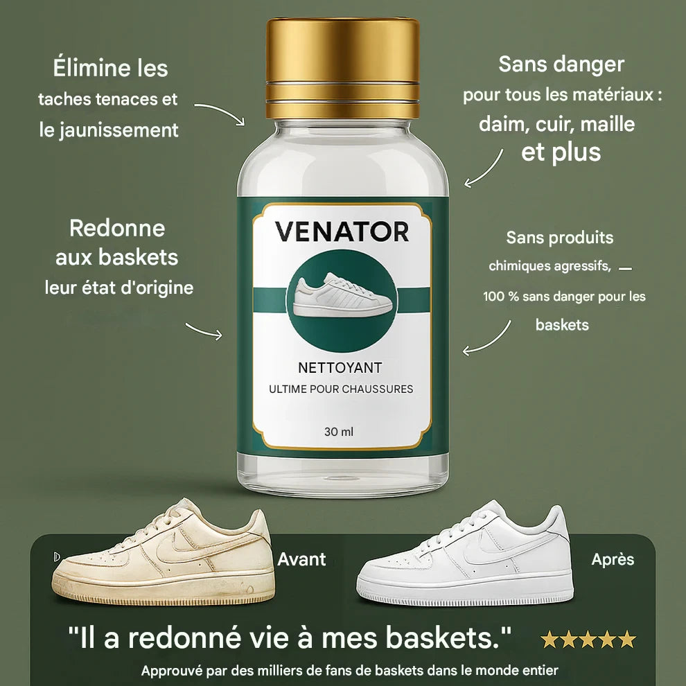 Venator™ La Formule Ultime pour Nettoyer vos Chaussures