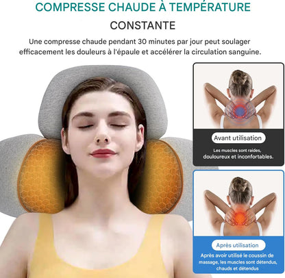 Callixethera™  - Oreiller de massage cervical 3 en 1