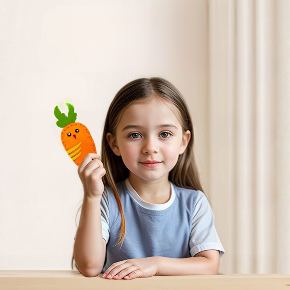 6 X Motifs Animaux en feutre sécurisé à coudre soi-même