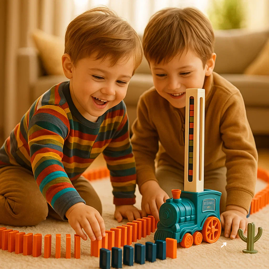 Train à dominos pour enfants