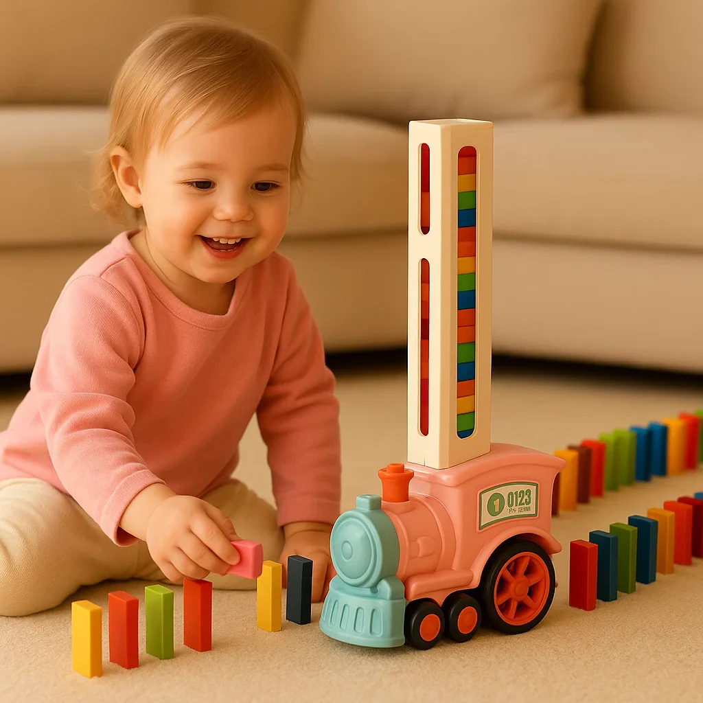 Train à dominos pour enfants