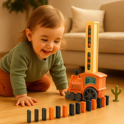 Train à dominos pour enfants