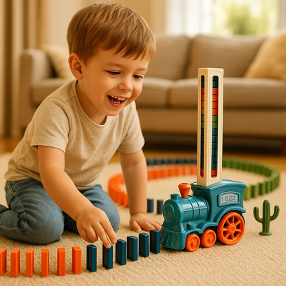 Train à dominos pour enfants