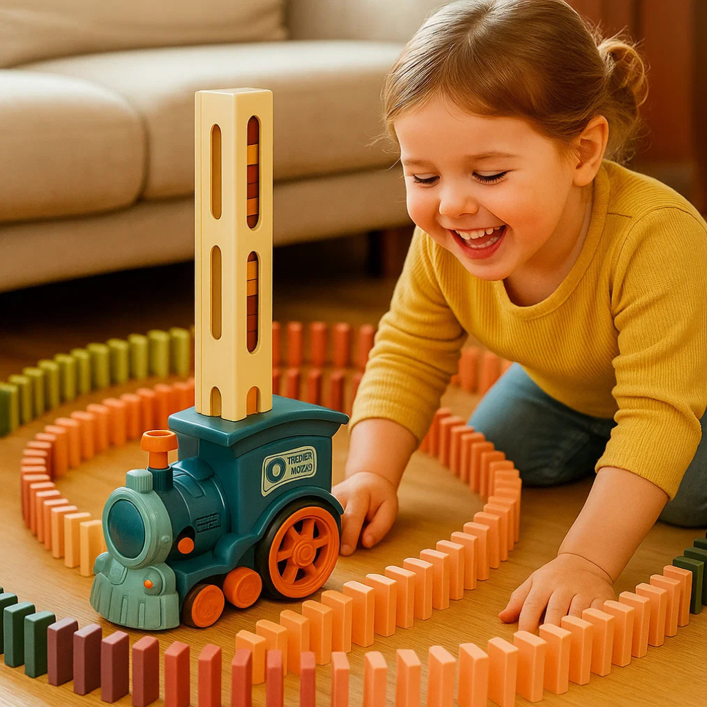 Train à dominos pour enfants