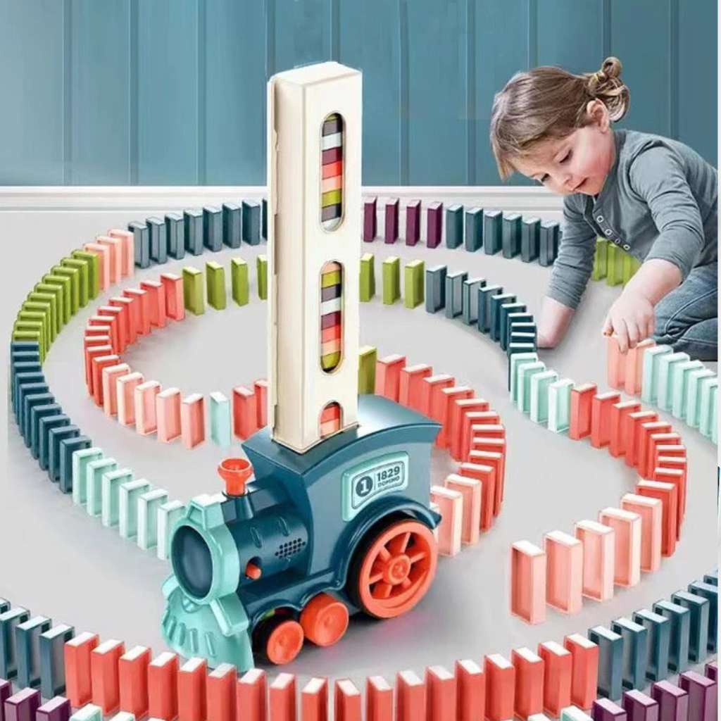 Train à dominos pour enfants