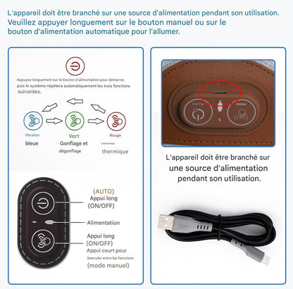 Callixethera™  - Oreiller de massage cervical 3 en 1